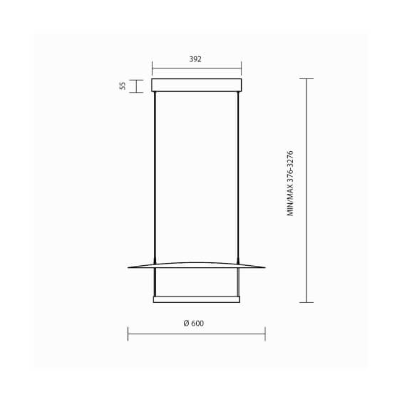 Ambience Ø 60 cm Lampada a sospensione Maytoni - Agof Store