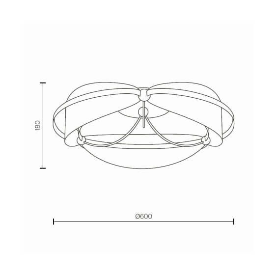 Breeze Lampada da soffitto Maytoni - Agof Store