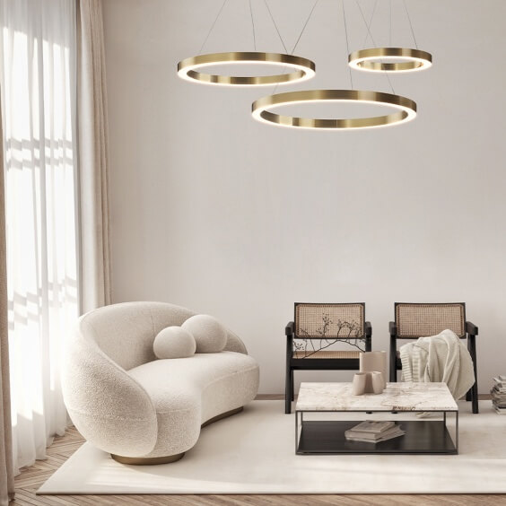 Saturno Ø 80 cm Lampada a sospensione Maytoni - Agof Store