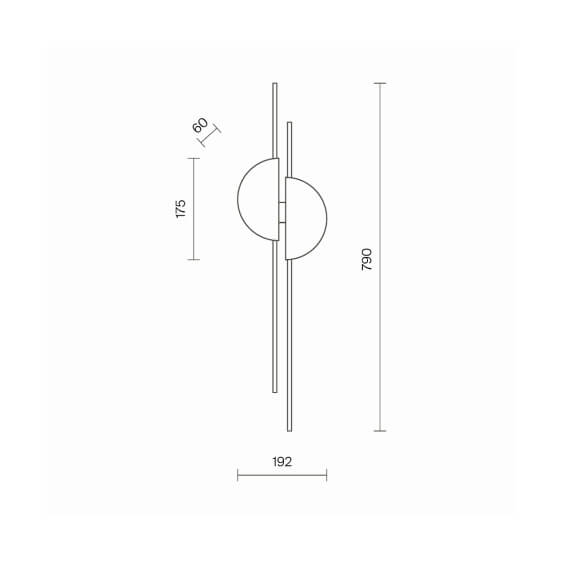 Skyline Lampada da parete Maytoni - Agof Store