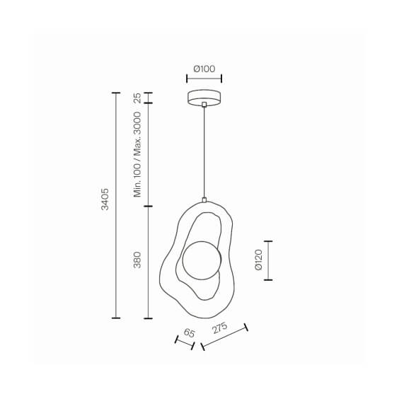 Maytoni Opus pendant lamp - Agof Store