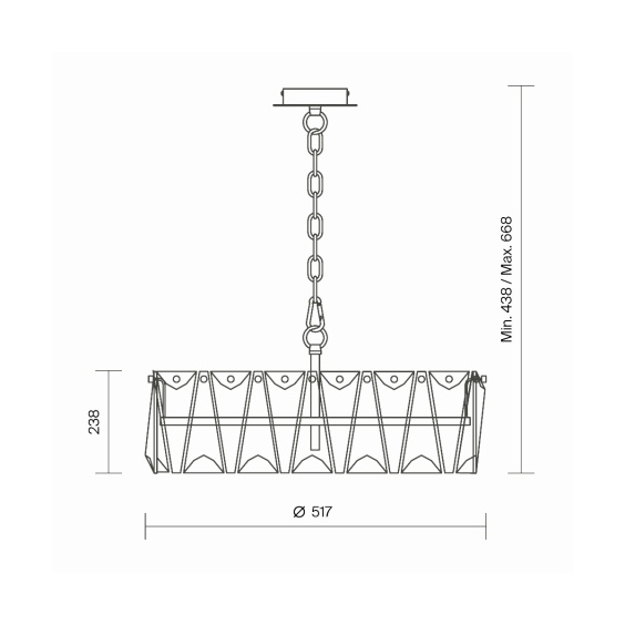 Maytoni Puntes Ø 51 cm Pendelleuchte - Agof Store