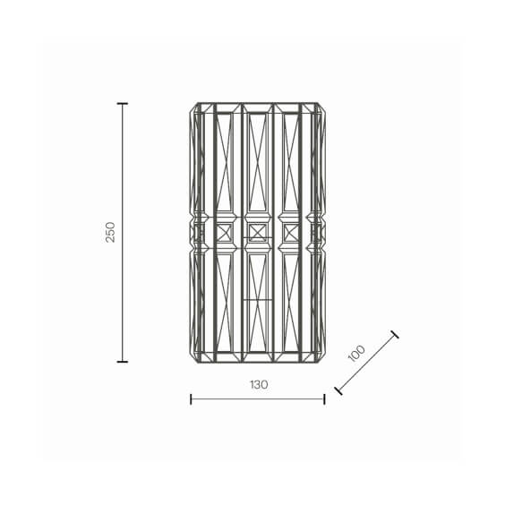Maytoni Facet Short wall lamp - Agof Store