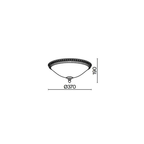 Pascal Ø 37 cm Lampada da soffitto Maytoni - Agof Store