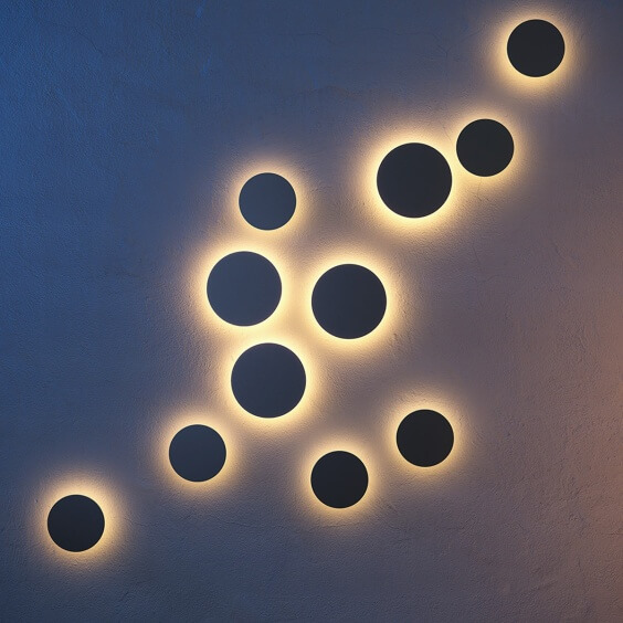 Maytoni Wald Ø 14 cm outdoor wall lamp - Agof Store