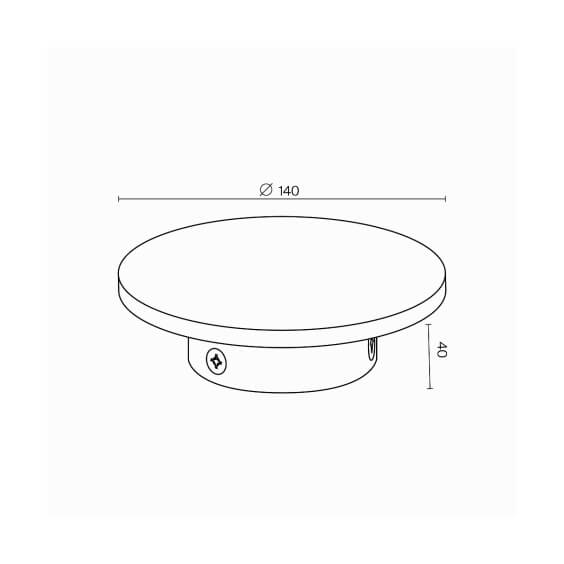 Wald Ø 14 cm Lampada da parete outdoor Maytoni - Agof Store