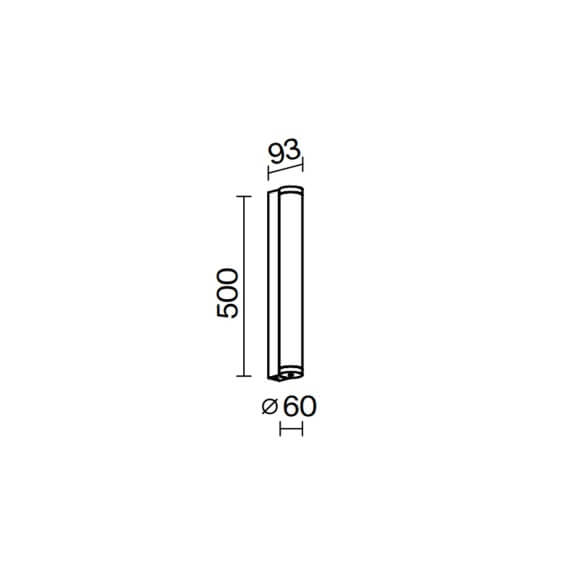 Maytoni Rounge H.50 cm outdoor floor lamp - Agof Store