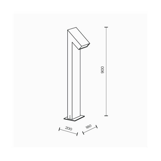 Maytoni Guss outdoor floor lamp - Agof Store
