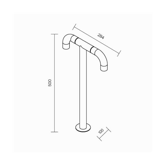 Sleek 2 Lampada da terra outdoor Maytoni - Agof Store