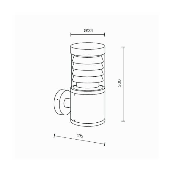 Maytoni Spir outdoor wall lamp - Agof Store