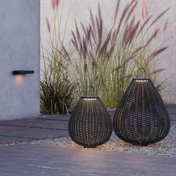 Maytoni Plet Ø 48 cm Outdoor Stehleuchte - Agof Store