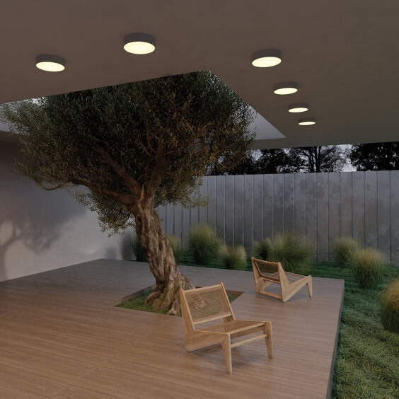 Zon Ø 22 cm Lampada a soffitto outdoor Maytoni - Agof Store