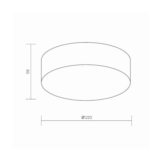Maytoni Zon Ø 22 cm Outdoor Deckenleuchte - Agof Store