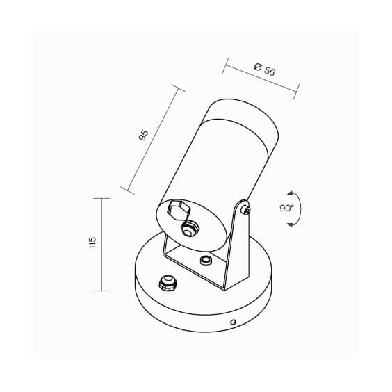 Maytoni Scope outdoor wall lamp - Agof Store