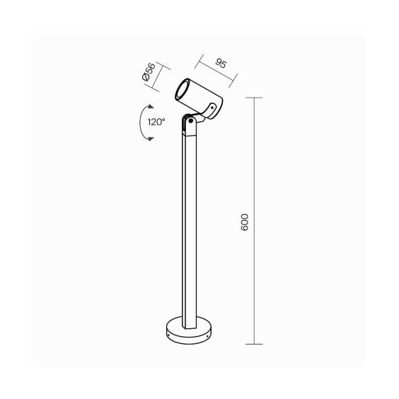 Scope Lampada da terra outdoor Maytoni - Agof Store