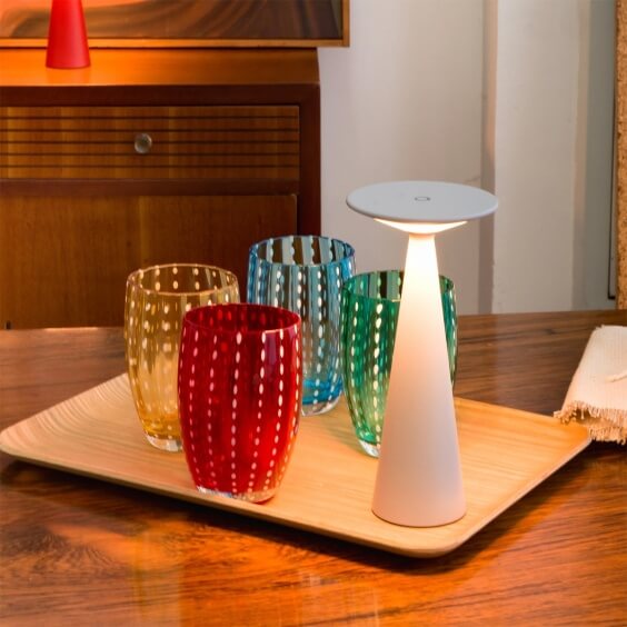 Zafferano Damina Pro portable table lamp - Agof Store