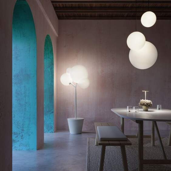 Tree of Light Lampada da terra Zafferano - Agof Store