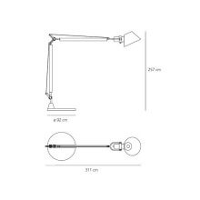Artemide Tolomeo XXL Lampada da terra - Agof Store