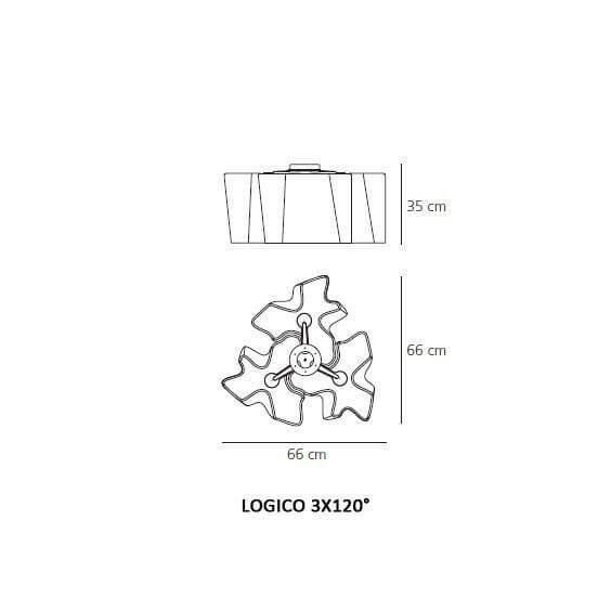 Artemide Logico 3x120 Lampada a soffitto - Agof Store