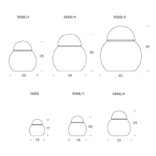 Daruma lampada da tavolo FontanaArte - Agof Store