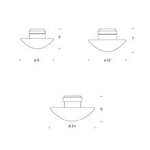 FontanaArte Sillaba wall ceiling lamp - Agof Store