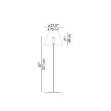 LucePlan Grande Costanza Open Air floor lamp - Agof Store