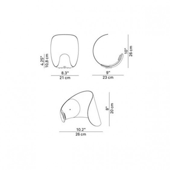 Curl Lampada da tavolo LucePlan - Agof Store