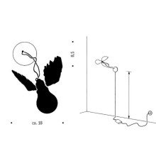 Ingo Maurer Lucellino wall ceiling lamp - Agof Store