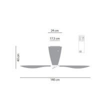 Blow Ventilatore a soffitto LucePlan - Agof Store
