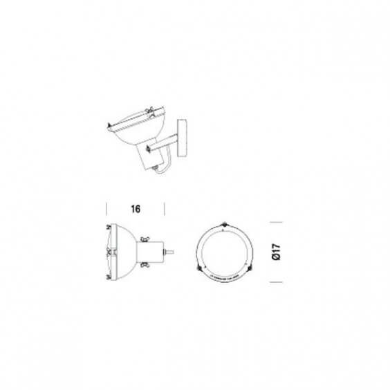 Nemo Projecteur 165 wall ceiling lamp - Agof Store