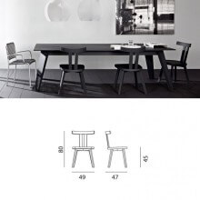 Gray 23 sedia Gervasoni - Agof Store