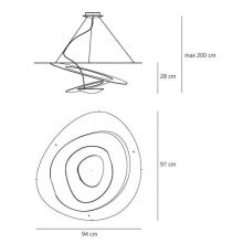 Artemide Pirce Pendelleuchte - Agof Store