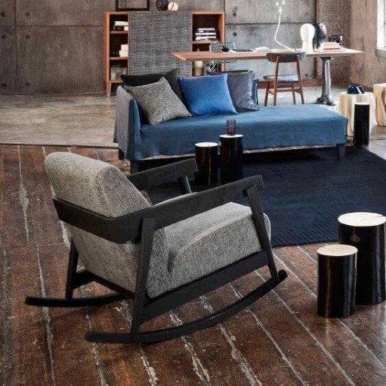 Gervasoni Brick 307 rocking chair - Agof Store