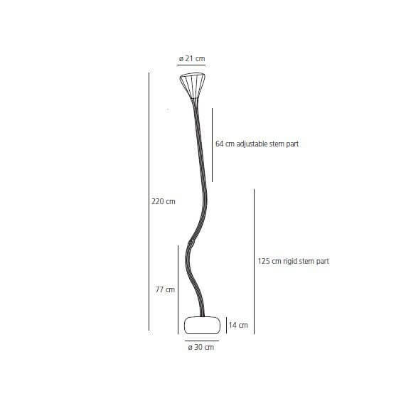 Artemide Pipe Led Lampada da terra - Agof Store