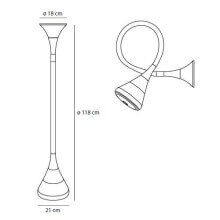 Artemide Pipe Led Wand- Deckenleuchte - Agof Store
