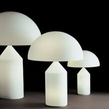 Oluce Atollo Glas Tischleuchte - Agof Store