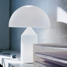 Oluce Atollo Glas Tischleuchte - Agof Store