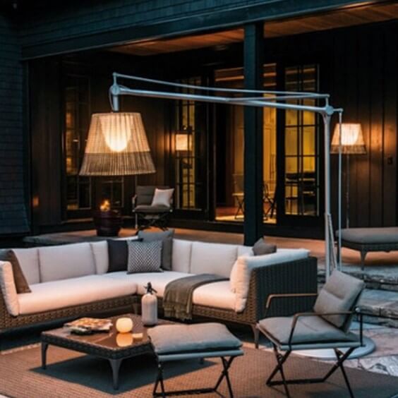 Flos Superarchimoon Outdoor Floor Lamp - Agof Store