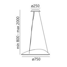 Artemide Ameluna pendant lamp - Agof Store