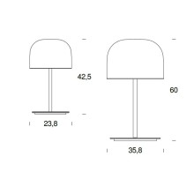 Equatore lampada da tavolo FontanaArte - Agof Store