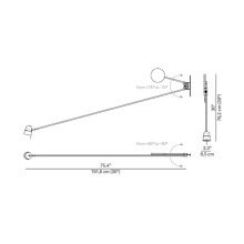 LucePlan Counterbalance Wandleuchte - Agof Store