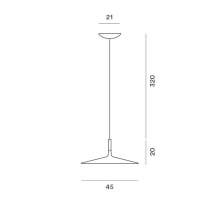 Aplomb Large Lampada a sospensione Foscarini - Agof Store