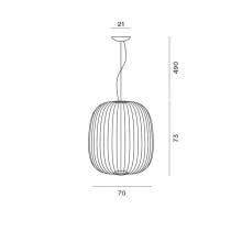 Foscarini Spokes 2 Large pendant lamp - Agof Store