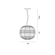 Tartan Lampada a sospensione Foscarini - Agof Store