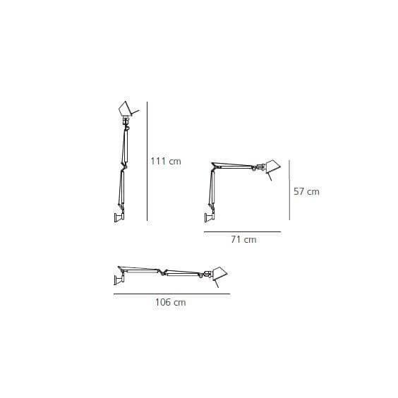 Artemide Tolomeo Mini Led Wandleuchte - Agof Store