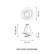 Artemide Pirce Mini Led Pendelleuchte - Agof Store