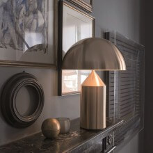 Atollo Oro Lampada da tavolo Oluce - Agof Store