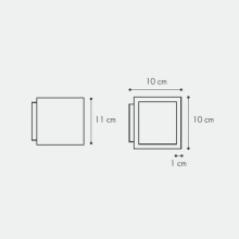 Cubò Lampada da parete soffitto Icone Luce - Agof Store