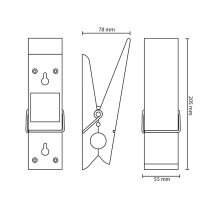 SWAB DESIGN Pince alors | Cloth Holder | Agof Store