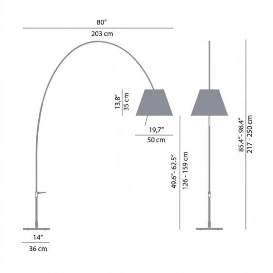 LucePlan Lady Costanza floor lamp - Agof Store